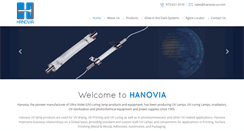 Desktop Screenshot of hanovia-uv.com